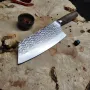 Кований кухонний ніж Kiritsuke 19,5 см із високовуглецевої нержавіючої сталі та руків'ям Pakkawood
