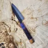 ніж сантоку vg10 дамаська сталь 67 шарів дерев’яна ручка мозаїчний пін