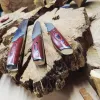 набір ножів дамаська сталь 3 в 1 сантоку універсальний овочевий