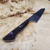 кухонний ніж дамаська сталь 15 см g10 ручка
