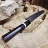 Кухонний ніж дамаська сталь 67 шарів чорне дерево