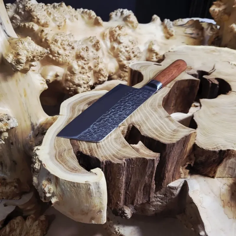 Складаний кухонний набір Kiritsuke Cleaver з дошкою з горіха