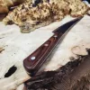 кований шеф ніж vg10 дамаська сталь pakka wood