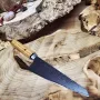 Кухонний ніж з дамаської сталі 67 шарів, оливкова ручка