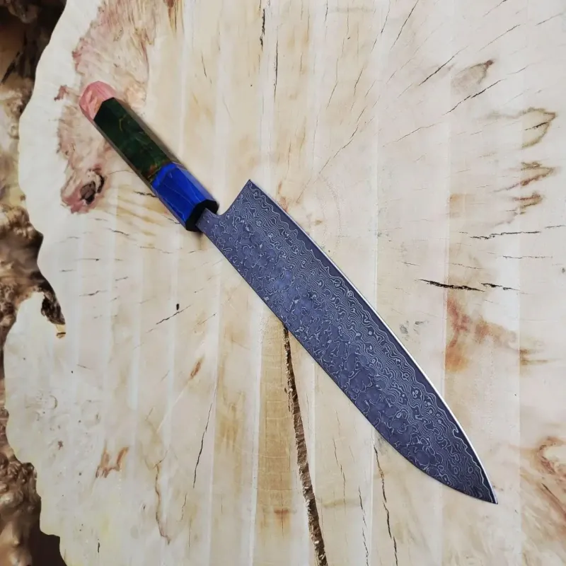 ніж gyuto vg10 дамаська сталь композитне руків’я