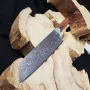 Кований ніж шеф-кухаря Кіріцуке 21,5 см із 67 шарів дамаської сталі VG-10 з руків’ям із палісандра
