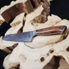 Кований ніж Кіріцуке 21.5 см VG10 дамаська сталь руків’я палісандр