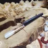 kiritsuke knife damascus steel 73 layers elm resin
