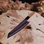 Кухонний ніж Kiritsuke 20 см із 7-шарової сталі з руків’ям з оливкового дерева