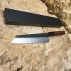 ніж кіріцуке бунка 20.5 см кований кухонний ніж палісандр