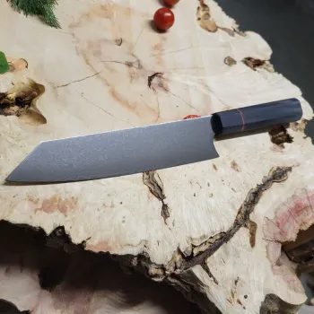 Кований ніж шеф-кухаря Киріцуке 20.5 см із 67 шарів дамаської сталі VG-10 з колодкою G-10