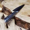 Кований кухонний ніж Gyuto AUS-10 21,5 см з руків'ям із паккавоуд