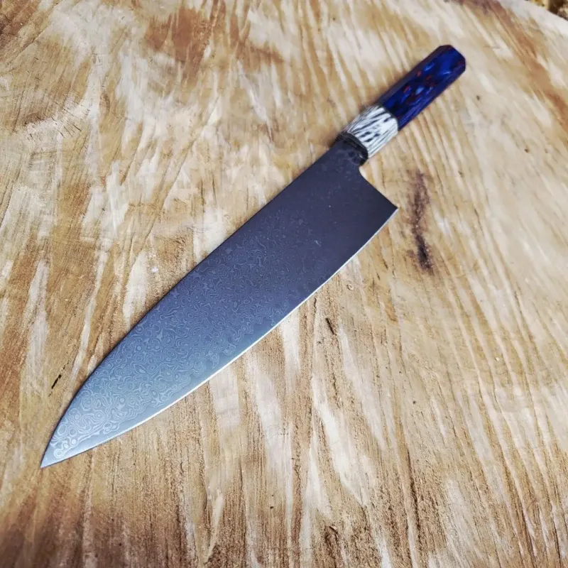 Кухонний ніж Gyuto 20,5 см 67-шарова дамаська сталь