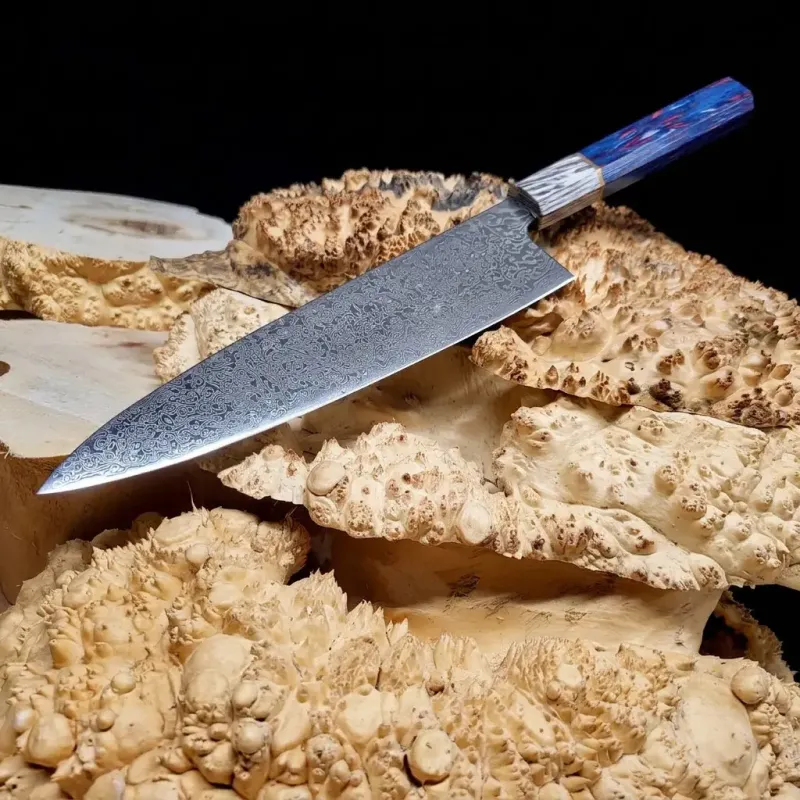Кухонний ніж Gyuto 20,5 см 67-шарова дамаська сталь