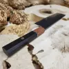 Кухонний ніж Накирі AUS-8 17 см із руків'ям із падука та чорного горіха