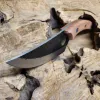 Кований кухонний ніж Full Tang 14,5 см з ручкою з палісандра
