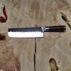Ніж Nakiri 5Cr15MoV чорне покриття ебенове дерево