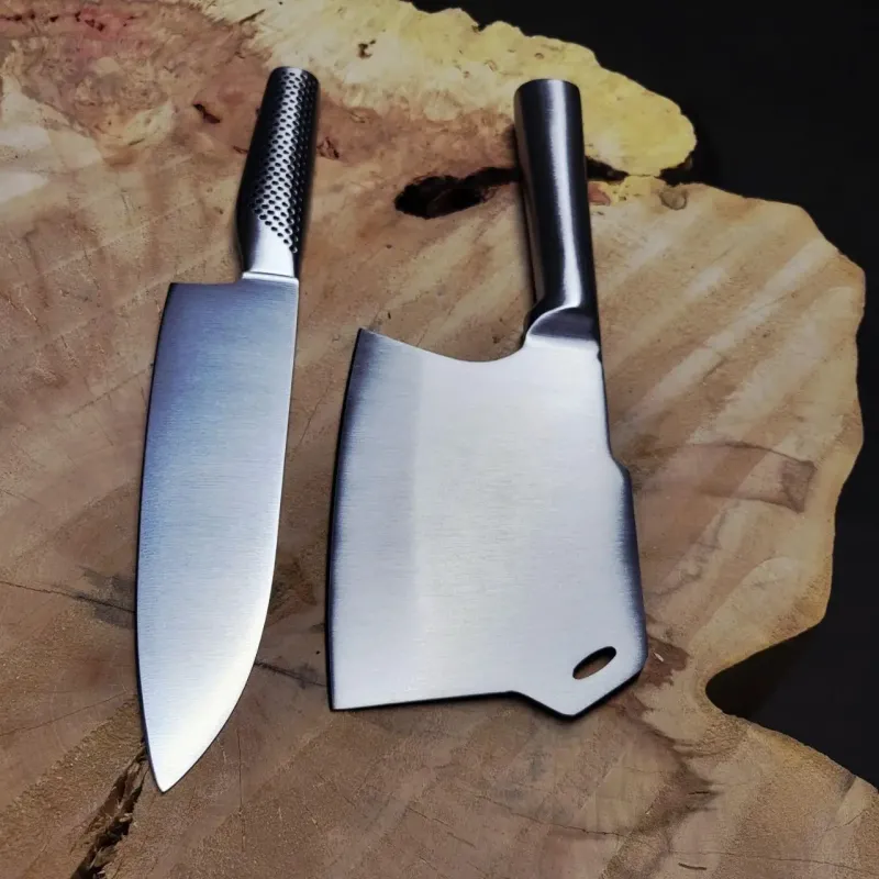 набір кухонних ножів santoku сокирка ножиці