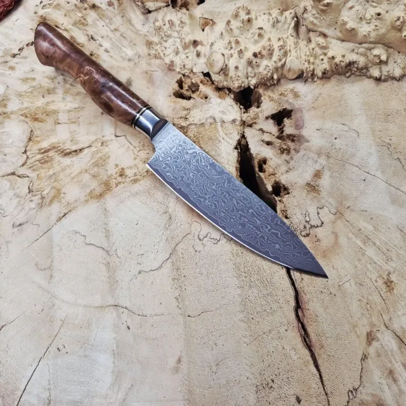 набір ножів santoku універсальний vg10 дамаська сталь