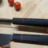 Набір кухонних ножів Santoku та Nakiri 67 шарів дамаської сталі VG-10 G10