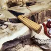 Кухонний ніж дамаська сталь 67 шарів оливкова ручка