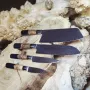 Преміум набір ножів VG-10 Damascus 67 шарів — Santoku, топорик, універсальний, овочевий