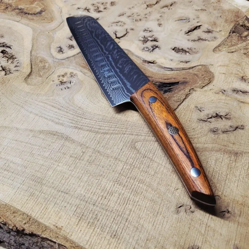 ніж santoku vg10 дамаська сталь пакка