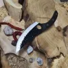 обвалювальний ніж  5cr15mov кований ніж з чохлом