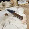 Універсальний кухонний ніж Gyuto 17 см із 7-шарової дамаської сталі