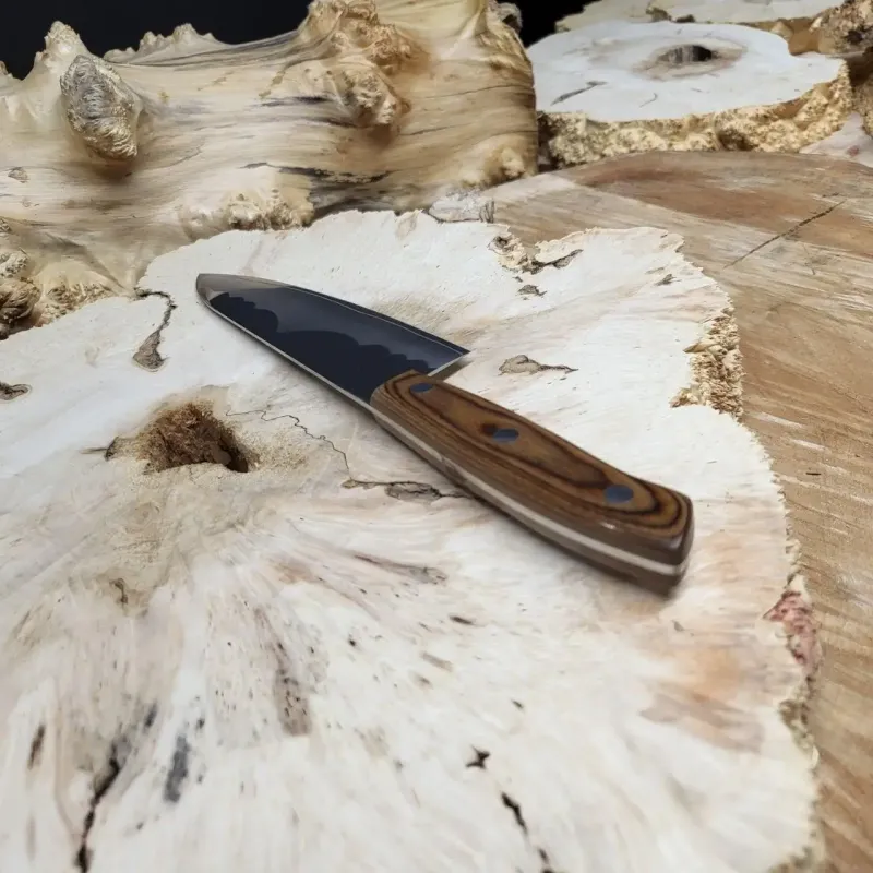 Універсальний кухонний ніж Gyuto 17 см із 7-шарової дамаської сталі