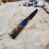 Універсальний кухонний ніж із дамаської сталі 11 см Blue Ocean